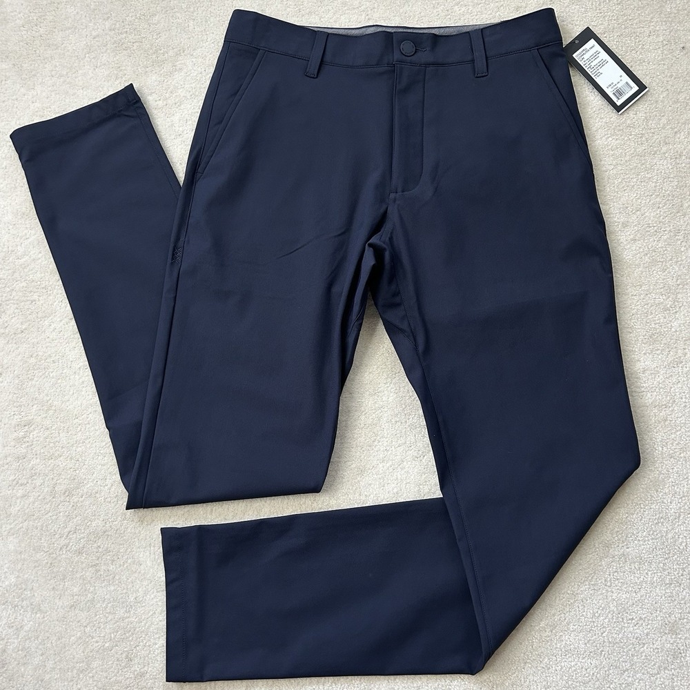 Rhone Commuter Pants Men's 30x33 Performance Stretch 5 Pocket Slim Straight